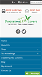 Mobile Screenshot of darjeelingtealovers.com